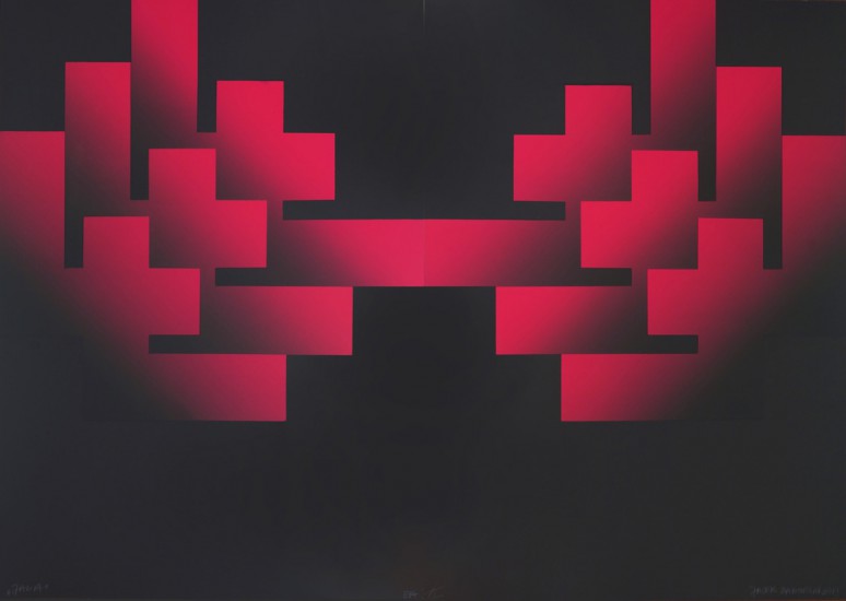 Jawa | druk szablonowy | 140x100cm | 2012